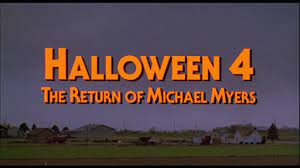 Halloween 4 title screen